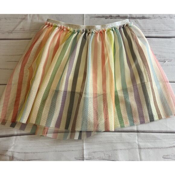 Girls Tulle Tutu Skirt W Built In Shorts Multicolor Target Pride Large New - Picture 1 of 4